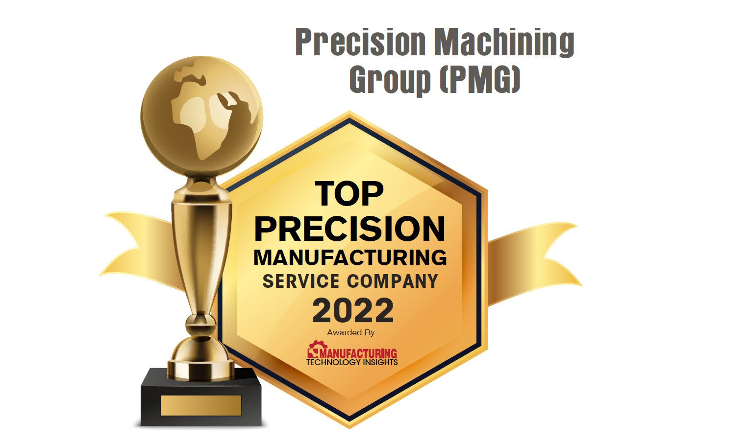 Awarded TOP Precision Manufacturing Service Company in 2022 by Manufacturing Technology Insights